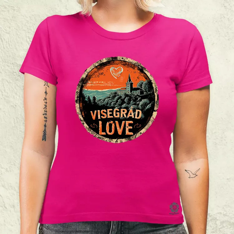 Visegrád LOVE v2 női póló