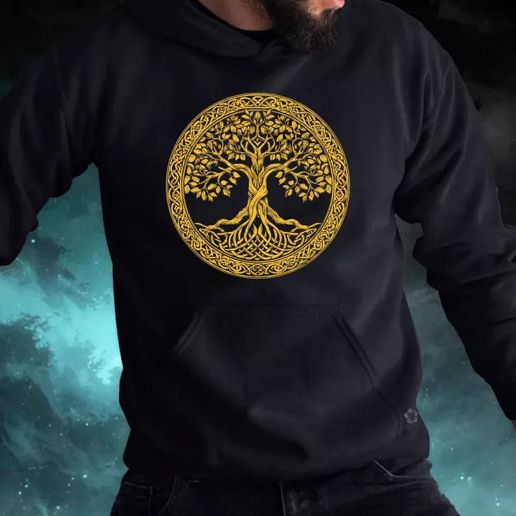 Arany Yggdrasil férfi pulóver