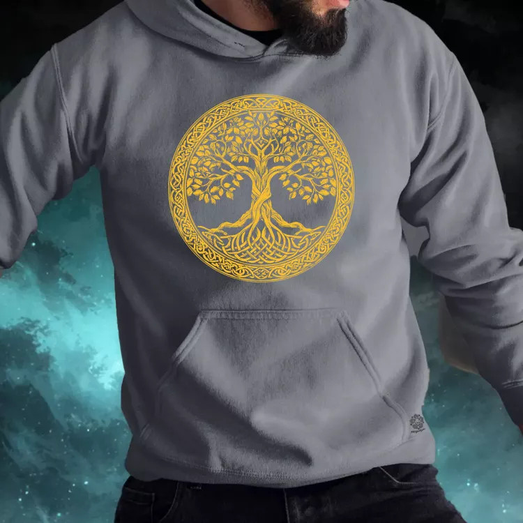 Arany Yggdrasil férfi pulóver