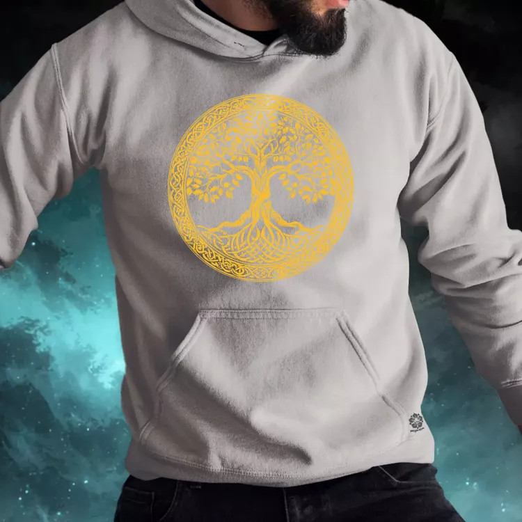 Arany Yggdrasil férfi pulóver