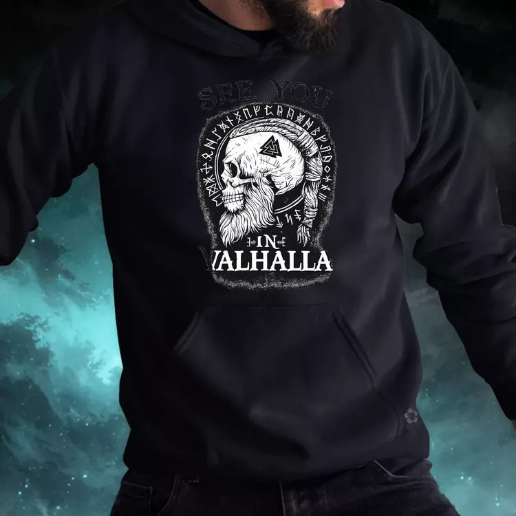 See U in Valhalla férfi pulóver