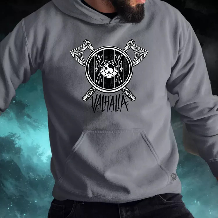 Valhalla fejszék férfi pulóver