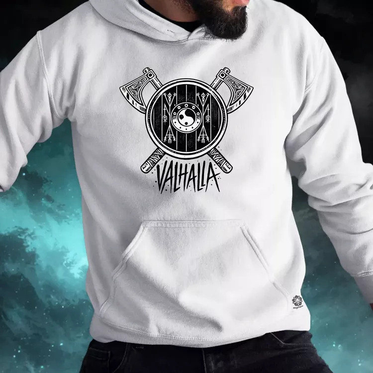 Valhalla fejszék férfi pulóver