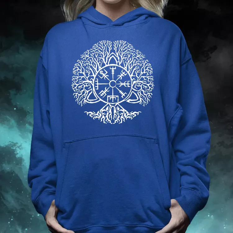 Vegvísir Yggdrasil női pulóver