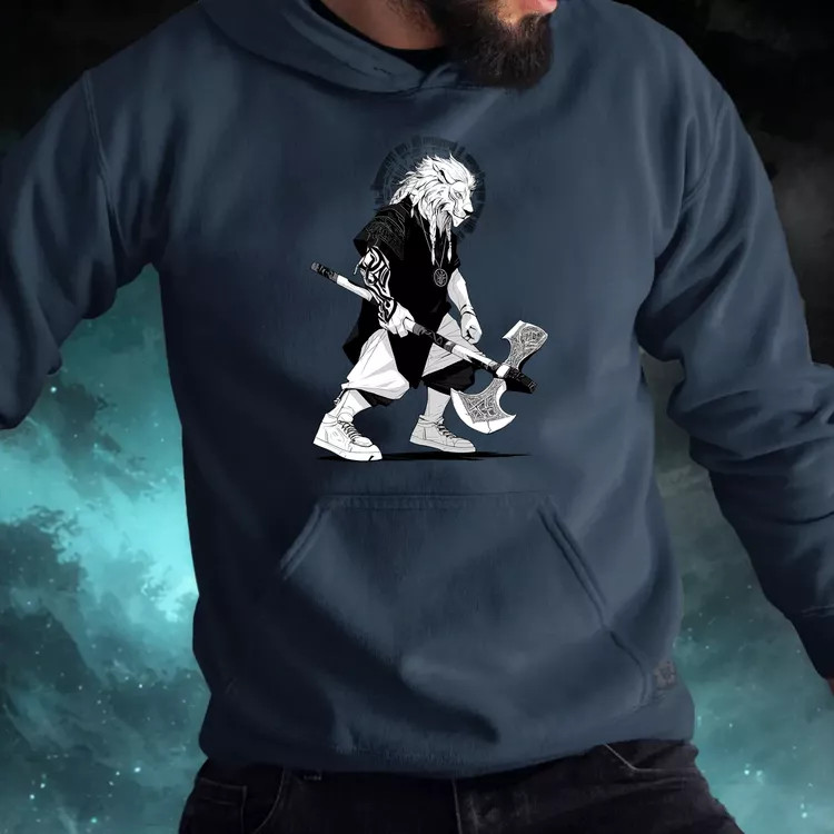 Viking Oroszlán férfi pulóver