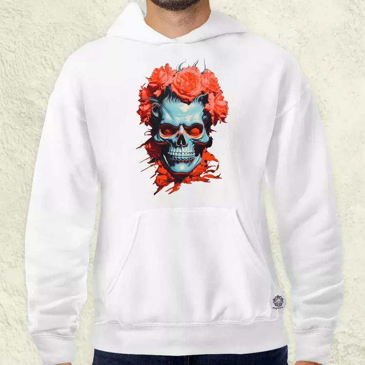 Pop art Hannya maszk v1 férfi pulóver