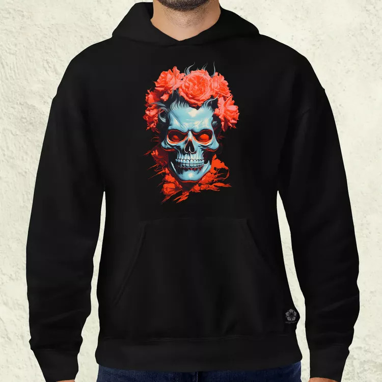 Pop art Hannya maszk v1 férfi pulóver