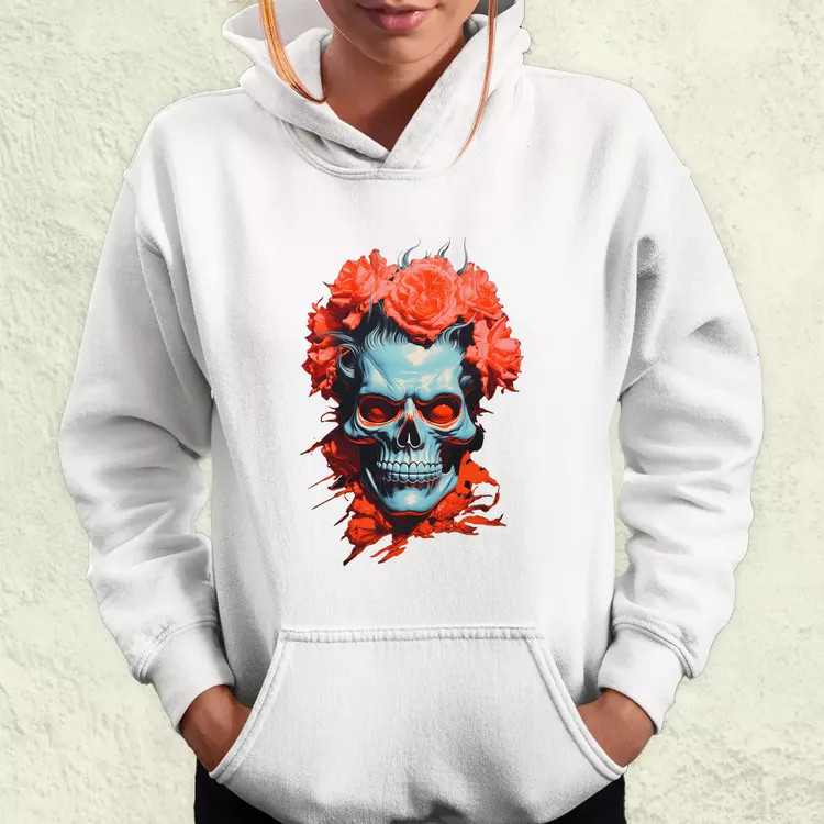 Pop art Hannya maszk v1 női pulóver