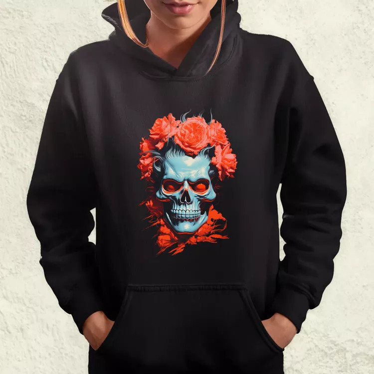 Pop art Hannya maszk v1 női pulóver