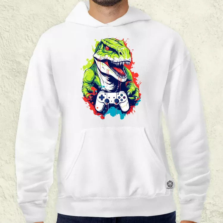 Gamer T-rex v1 férfi pulóver