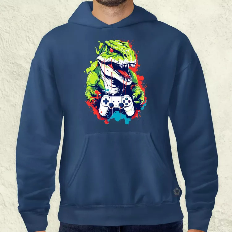 Gamer T-rex v1 férfi pulóver
