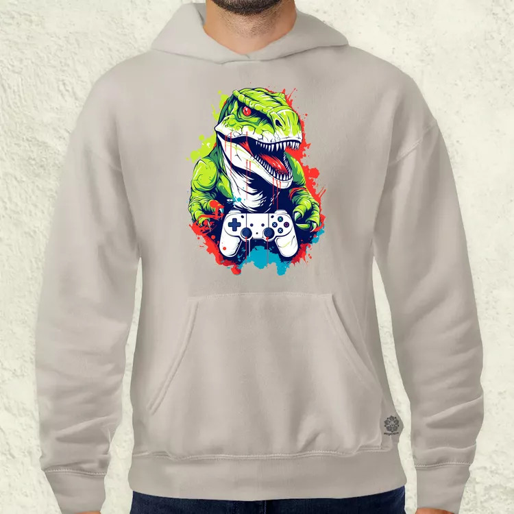 Gamer T-rex v1 férfi pulóver