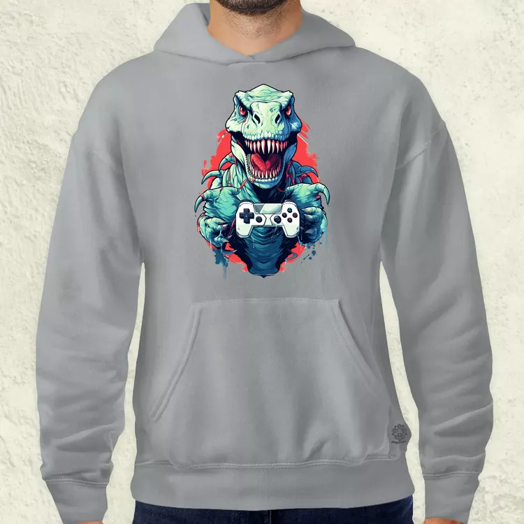 Gamer T-rex v4 férfi pulóver
