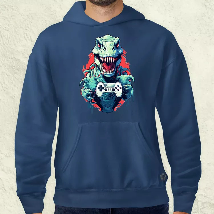 Gamer T-rex v4 férfi pulóver