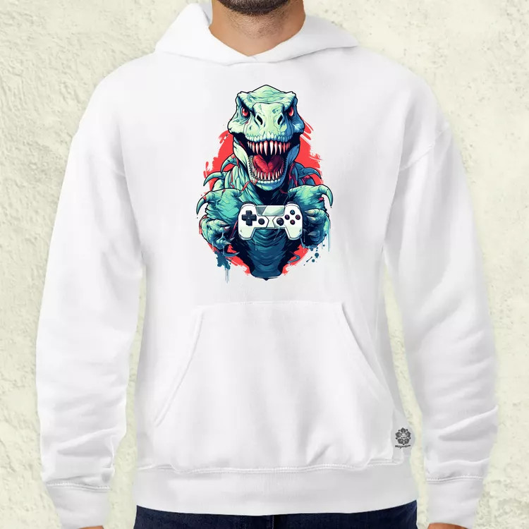 Gamer T-rex v4 férfi pulóver
