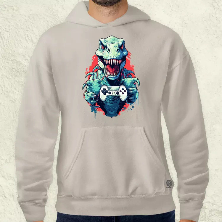 Gamer T-rex v4 férfi pulóver