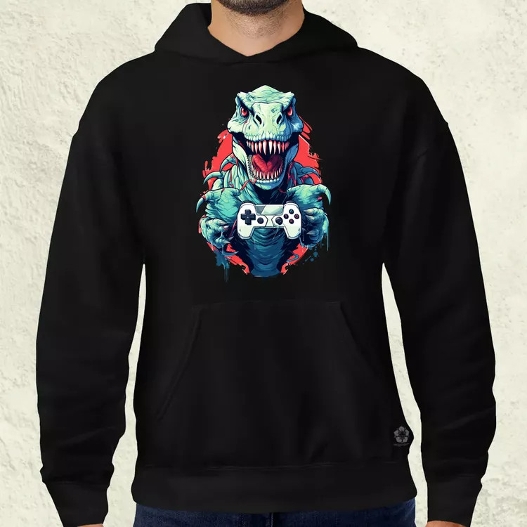 Gamer T-rex v4 férfi pulóver