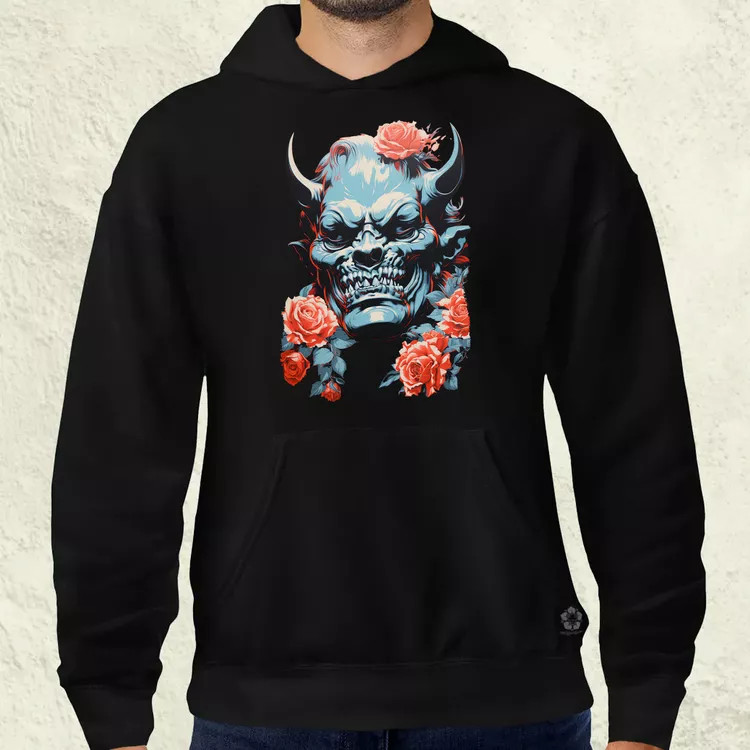Pop art Hannya maszk v2 férfi pulóver