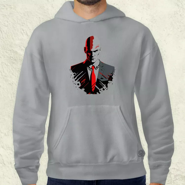 Hitman 47-es ügynök fanart v1 férfi pulóver