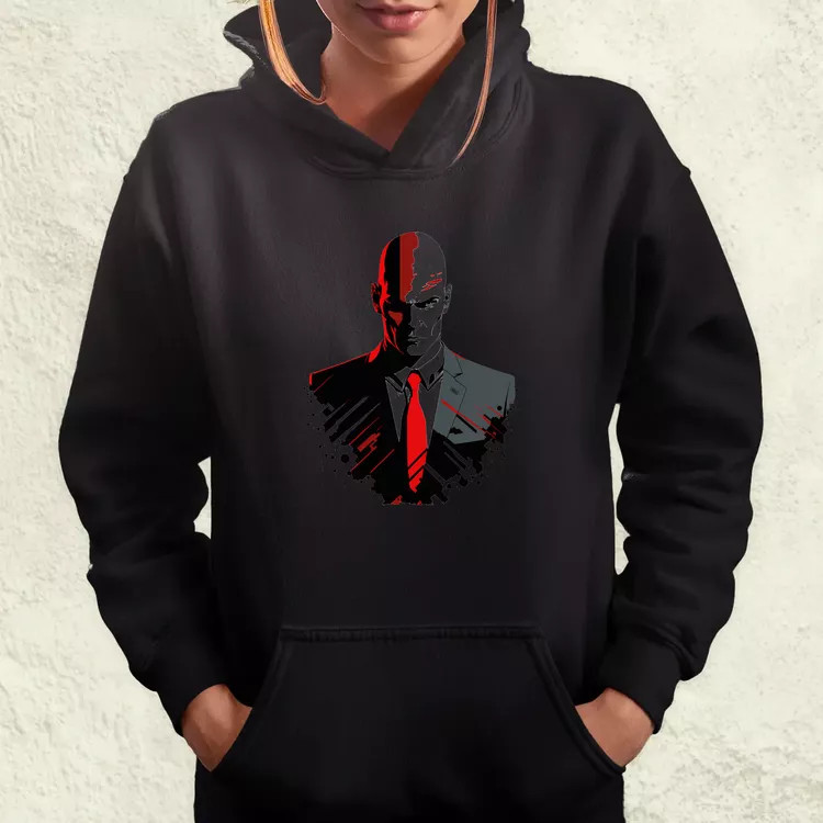 Hitman 47-es ügynök fanart v1 női pulóver
