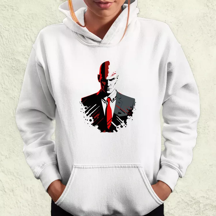Hitman 47-es ügynök fanart v1 női pulóver