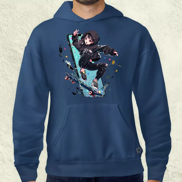 Influenszer chibi lány v1 férfi pulóver