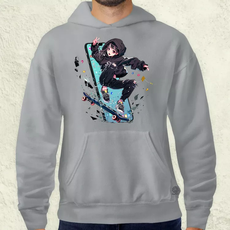 Influenszer chibi lány v1 férfi pulóver
