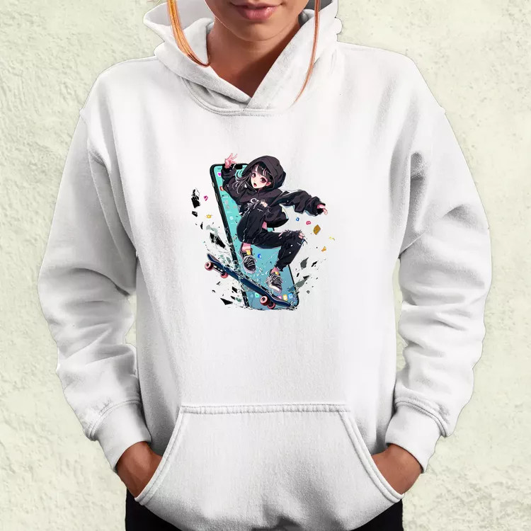 Influenszer chibi lány v1 női pulóver