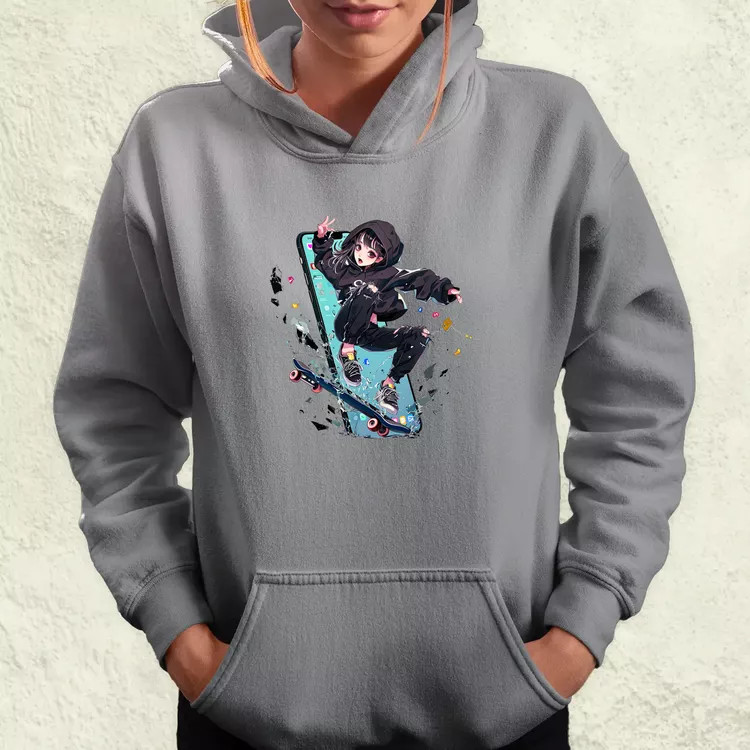 Influenszer chibi lány v1 női pulóver