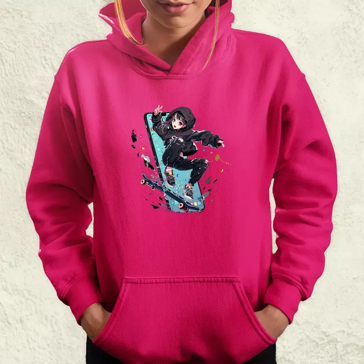 Influenszer chibi lány v1 női pulóver