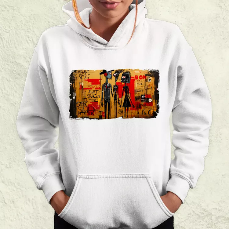 Basquiat Párban v4 női pulóver