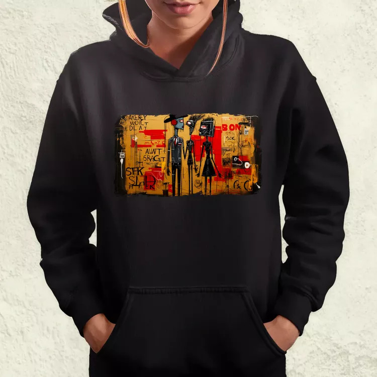 Basquiat Párban v4 női pulóver