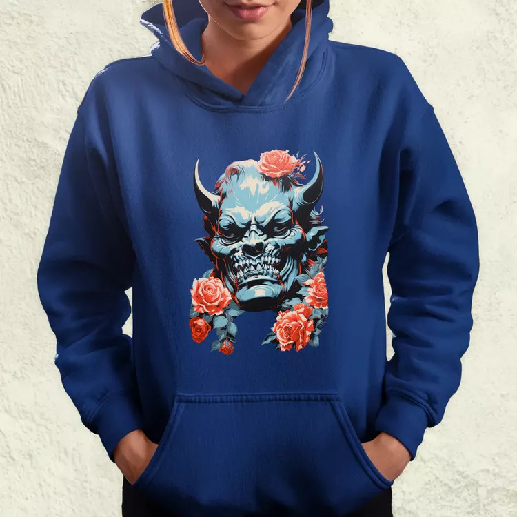 Pop art Hannya maszk v2 női pulóver