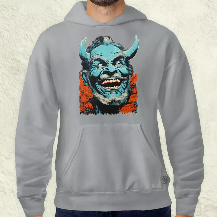 Pop art Hannya maszk v3 férfi pulóver