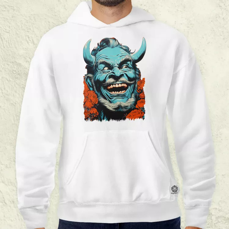 Pop art Hannya maszk v3 férfi pulóver