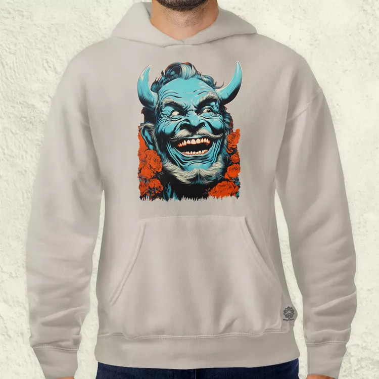 Pop art Hannya maszk v3 férfi pulóver