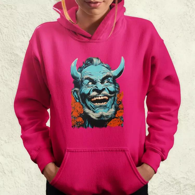 Pop art Hannya maszk v3 női pulóver