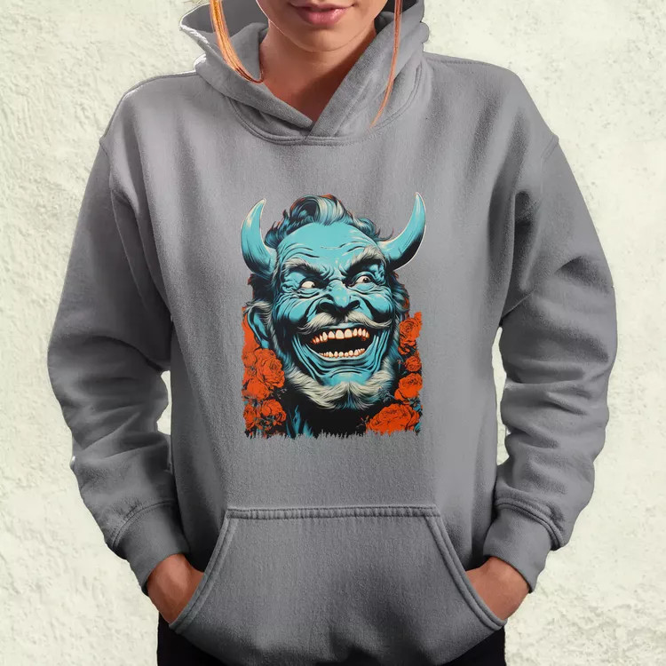 Pop art Hannya maszk v3 női pulóver
