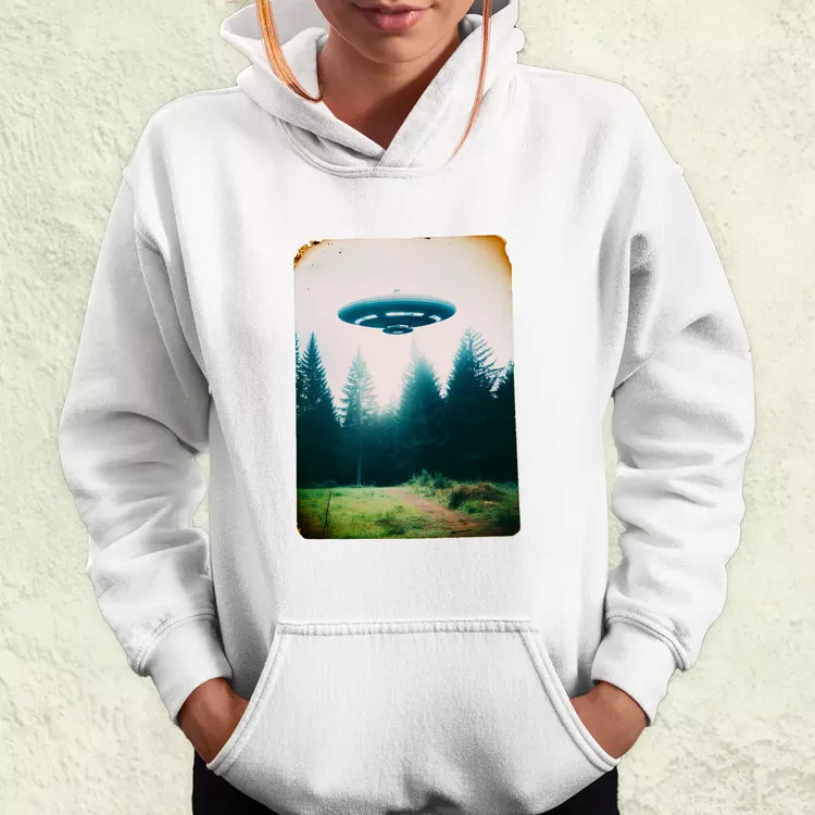 Ritka polaroid kép UFO-ról v1 női pulóver