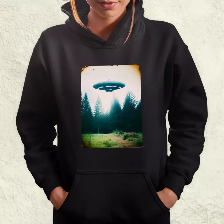 Ritka polaroid kép UFO-ról v1 női pulóver