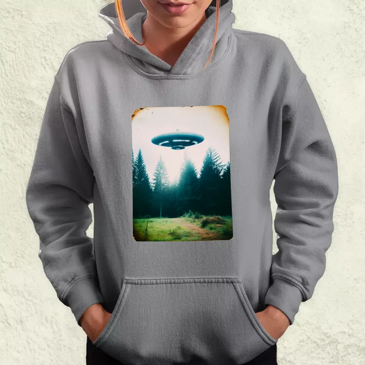 Ritka polaroid kép UFO-ról v1 női pulóver