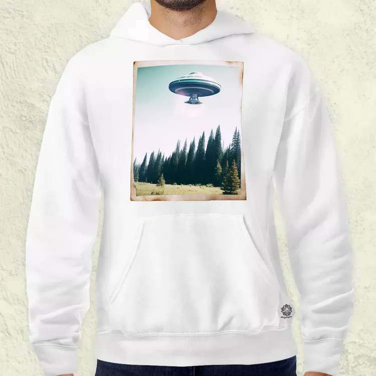 Ritka polaroid kép UFO-ról v2 férfi pulóver