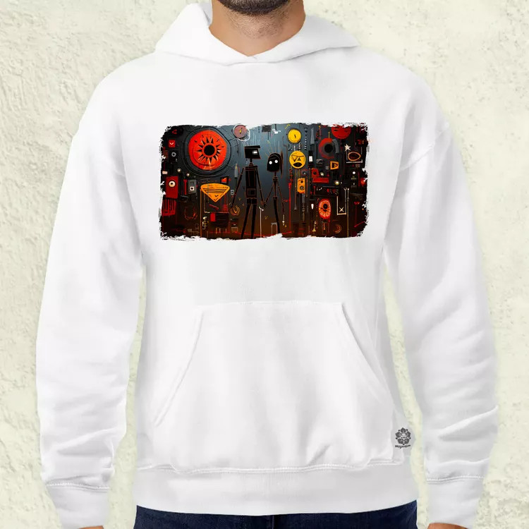 Basquiat Párban v5 férfi pulóver