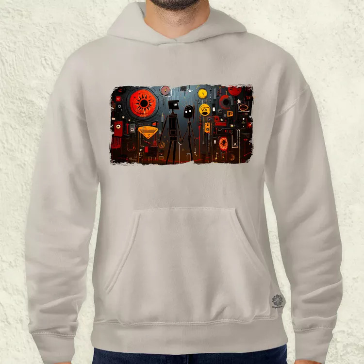 Basquiat Párban v5 férfi pulóver