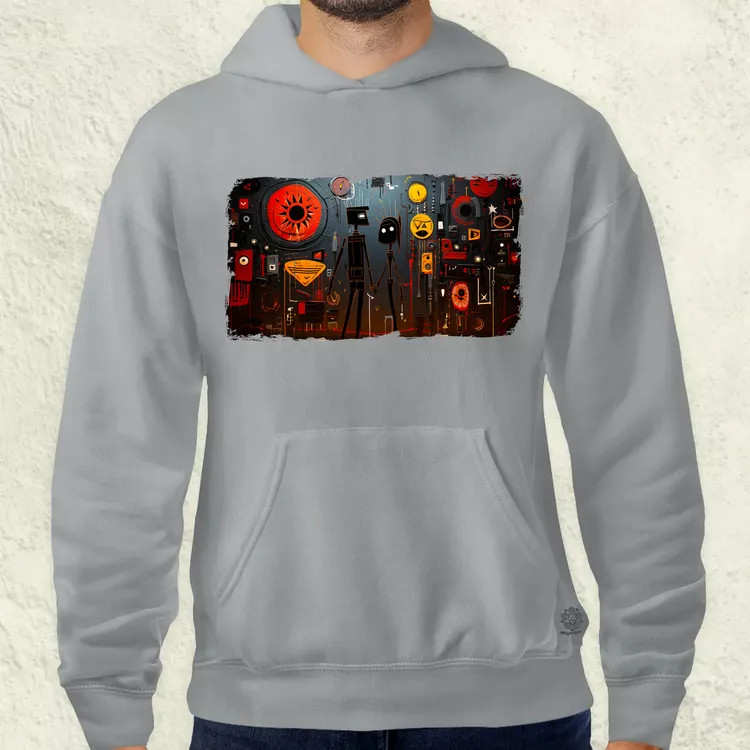 Basquiat Párban v5 férfi pulóver
