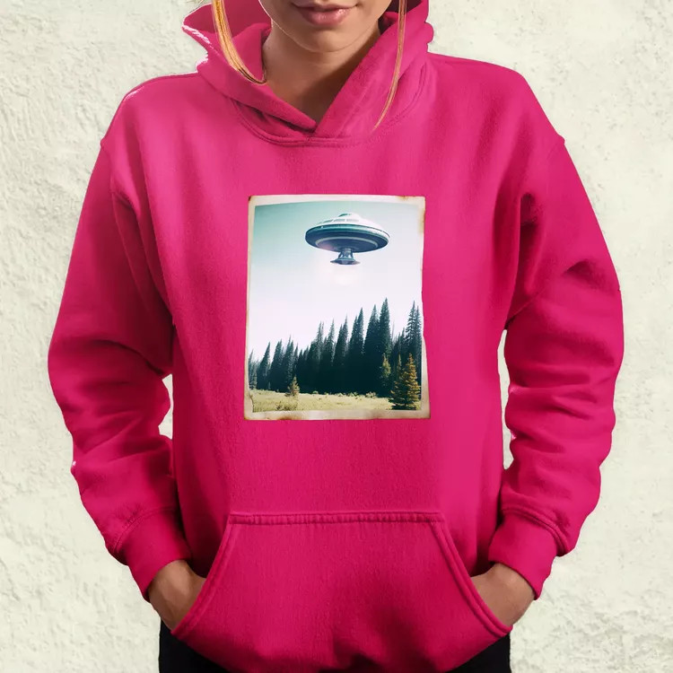 Ritka polaroid kép UFO-ról v2 női pulóver