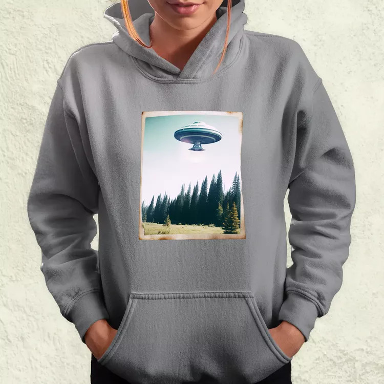 Ritka polaroid kép UFO-ról v2 női pulóver