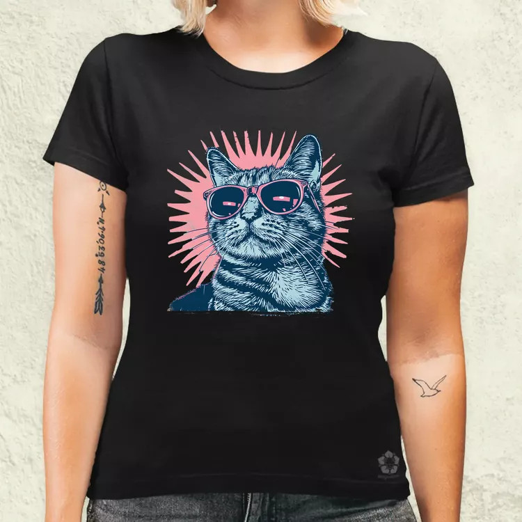 Barokk punk cica v8 női póló