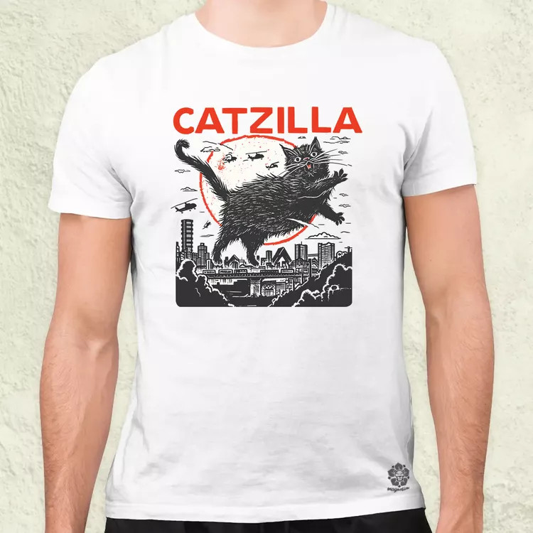 Catzilla v1 férfi póló