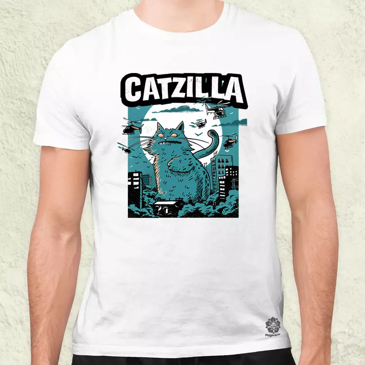 Catzilla v10 férfi póló